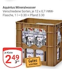 Mineralwasser Angebote von Aquintus bei GLOBUS Nettetal für 2,49 €