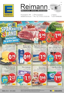 EDEKA Prospekt der Woche "Aktuelle Angebote" Seite 1, 10.11.2025 bis 15.11.2025 für Dortmund Aktueller EDEKA Prospekt "Aktuelle Angebote" Seite 1 von 24 Seiten für Dortmund