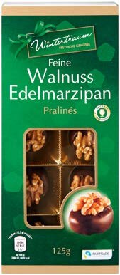 Feine Walnuss Edelmarzipan Pralinés bei ALDI SÜD in Stuttgart Feine Walnuss Edelmarzipan Pralinés im Angebot bei ALDI SÜD Stuttgart für 1,59 €
