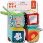 Lot de 4 cubes d'activités - SOPHIE LA GIRAFE en promo chez Intermarché Angers à 14,90 €