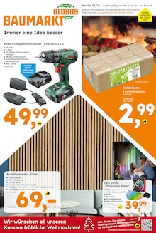 Prospectus Globus-Baumarkt à Petite-Rosselle, "GLOBUS BAUMARKT Immer eine Idee besser", 16 pages de promos valables du 23/12/2024 au 28/12/2024