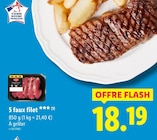 Lidl Anse - Promo 5 faux filets Promo 5 faux filets à 18,19 € dans le catalogue Lidl à Anse