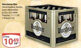 Bier im Angebot bei GLOBUS in Rostock Bier Angebote von Warsteiner bei GLOBUS Rostock für 10,49 €