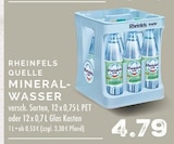 Mineralwasser Angebote von Rheinfels Quelle bei EDEKA Dinslaken für 4,79 €