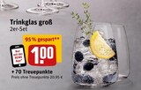 Aktuelles Trinkglas groß Angebot bei REWE in Hildesheim ab 1,00 €
