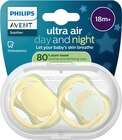 Schnuller ultra air day+night Silikon, gelb, ab 18 Monaten von PHILIPS AVENT im aktuellen dm-drogerie markt Prospekt