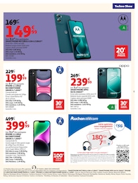 Offre IPhone dans le catalogue Auchan Hypermarché du moment à la page 5