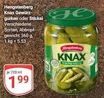 GLOBUS Idar-Oberstein - Knax Gewürzgurken Angebot im Prospekt Knax Gewürzgurken bei GLOBUS im Idar-Oberstein Prospekt für 1,99 €