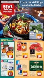 Braten im REWE Prospekt in Halle Aktueller REWE Prospekt mit Braten, "Dein Markt", Seite 1