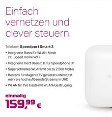 Elektro-Föster GmbH Kirchhundem - Speedport Smart 3 Speedport Smart 3 Angebot bei Elektro-Föster GmbH Kirchhundem im Prospekt "Wir wünschen allen Kunden ein frohes & gesundes Neues Jahr!"