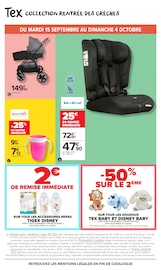 Promos Siège Auto Bébé dans le catalogue "Tex Les basiques c'est nous. La vie qui va avec, c'est vous." de Carrefour Market Siège Auto Bébé en promo dans le catalogue Carrefour Market à la page 11