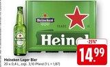 Lager Bier im Angebot bei E center in Nürtingen Lager Bier Angebote von Heineken bei E center Nürtingen für 14,99 €