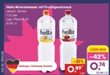 Mineralwasser mit Fruchtgeschmack Angebote von Hella bei Netto Marken-Discount Wolfenbüttel für 0,74 €