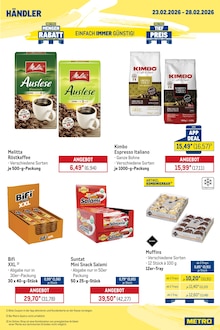 Melitta im aktuellen METRO Prospekt (Hamm) Melitta im METRO Prospekt "Wochenengebote Händler + Gewinnspiel + Monats Mix" mit 28 Seiten (Hamm)