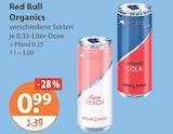 Aktuelle Red Bull Angebote bei V-Markt in Regensburg Aktuelles Organics Energydrink Angebot bei V-Markt in Regensburg ab 0,99 €
