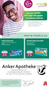 Aktueller mea - meine apotheke Prospekt "Unsere Juni-Angebote" für Kiel Aktueller mea - meine apotheke Prospekt für Kiel mit Seiten