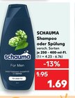 Shampoo oder Spülung Angebote von Schauma bei Kaufland Kaarst für 1,69 €