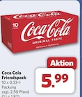 Aktuelle Coca Cola Angebote bei combi in Osnabrück Aktuelles Friendspack Angebot bei combi in Osnabrück ab 5,99 €