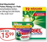 Waschmittel Pulver Angebote von Ariel bei GLOBUS Frechen für 15,99 €