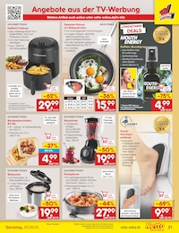 Heißluftfritteuse Angebot & Preis im aktuellen Netto Marken-Discount Prospekt Heißluftfritteuse Angebot im aktuellen Netto Marken-Discount Prospekt auf Seite 23
