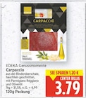 Carpaccio im E center Prospekt Carpaccio von EDEKA im aktuellen E center Prospekt für 3,79 €