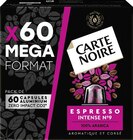 Promo -60% SUR LE 2e SUR TOUTES LES CAPSULES DE CAFÉ CARTE NOIRE à  dans le catalogue Casino Supermarchés à Armissan