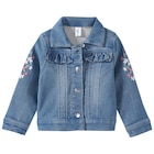 Baby Jeansjacke mit Blumen-Stickerei Angebote bei Ernstings family Homburg für 19,99 €