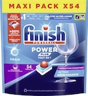 Tablettes lave-vaisselle Power Plus Tout en 1 Powerball* - FINISH en promo chez Casino Supermarchés Noisy-le-Grand à 6,95 €