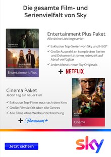 Sky Oberndorf Prospekt der aktuellen Woche, gültig von 01.04.2023 bis 16.04.2023 Aktueller Sky Oberndorf Prospekt "Der beste Deal: Sky Serien & Netflix" mit 4 Seiten