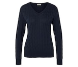 Tchibo im Supermarkt - Zopfstrickpullover, dunkelblau Angebot im Prospekt Zopfstrickpullover, dunkelblau bei Tchibo im Supermarkt im Prospekt "" für 19,99 €