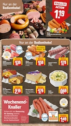 REWE Streichwurst im Prospekt 