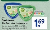 Streichzarte Bio-Tee-Wurst von Bio im aktuellen ALDI SÜD Prospekt für 1,69 €