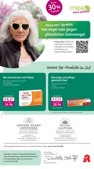 Aktueller mea - meine apotheke Prospekt (Dillingen (Donau), 4 Seiten zum blättern mea - meine apotheke Prospekt Unsere Juli-Angebote mit 4 Seiten