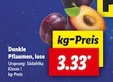 Dunkle Pflaumen, lose Angebote bei Lidl Regensburg für 3,33 €