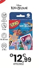UNO LILO & STITCH - Disney en promo chez JouéClub UNO LILO & STITCH - Disney dans le catalogue JouéClub