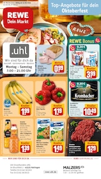 REWE Prospekt für Hattingen mit 30 Seiten REWE Prospekt für Hattingen: "Dein Markt", 30 Seiten, 15.09.2025 - 20.09.2025