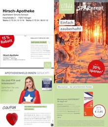 Aktueller LINDA Premiumapotheke Prospekt für Wernau (Neckar) und Ungebung, Seiten zum blättern LINDA Premiumapotheke Prospekt Aktuelle Angebote mit Seiten in Wernau (Neckar) und Umgebung