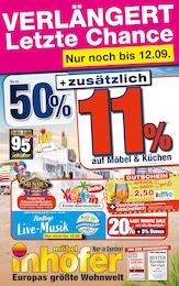 Möbel Inhofer Prospekt für Höhenkirchen-Siegertsbrunn: "Letzte Chance", 8 Seiten, 02.09.2026 - 12.09.2026