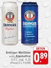 EDEKA Oberstenfeld - Weißbier Angebot im Prospekt Weißbier bei EDEKA im Oberstenfeld Prospekt für 0,89 €