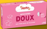 Mouchoirs doux x150 - NETTO en promo à 0,59 € chez Netto Mouchoirs doux x150 - NETTO dans le catalogue Netto
