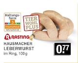 Hausmacher Leberwurst im Angebot bei E center in Düsseldorf Hausmacher Leberwurst Angebote von Rasting bei E center Düsseldorf für 0,77 €