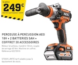 Perceuse à percussion 18V + 2 batteries 5Ah + coffret 30 accessoires à Tout Faire dans Champagnier Perceuse à percussion 18V + 2 batteries 5Ah + coffret 30 accessoires à Tout Faire dans Champagnier