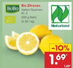 Bio Zitronen bei Netto Marken-Discount im Prospekt "" für 1,69 €
