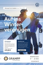 Aktueller Volkswagen Prospekt, "Auf ins Wintervergnügen", mit Angeboten der Woche, gültig von 01.01.2025 bis 01.01.2025