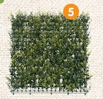 Lot de 4 panneaux végétaux artifi ciels en promo chez B&M Mulhouse à 29,99 €