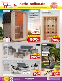 Gartenmöbel Angebot im aktuellen Netto Marken-Discount Prospekt auf Seite 36