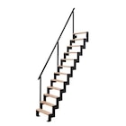 Escalier gain de place noir en hêtre massif "Loky" - Brico Dépôt à Nanterre Escalier gain de place noir en hêtre massif "Loky" en promo chez Brico Dépôt Nanterre à 1 079,00 €