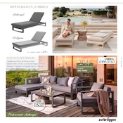 Gartenliege im Zurbrüggen Prospekt in Lemgo Aktueller Zurbrüggen Prospekt mit Gartenliege, "HERZLICH WILLKOMMEN IM SOMMER 2026", Seite 15