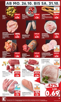 Rindfleisch im aktuellen Kaufland Prospekt (Augsburg) Rindfleisch im Kaufland Prospekt "Hier bin ich richtig" mit 88 Seiten (Augsburg)