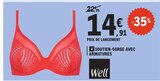 Soutien-gorge avec armatures - Well en promo chez E.Leclerc Avignon à 14,91 €